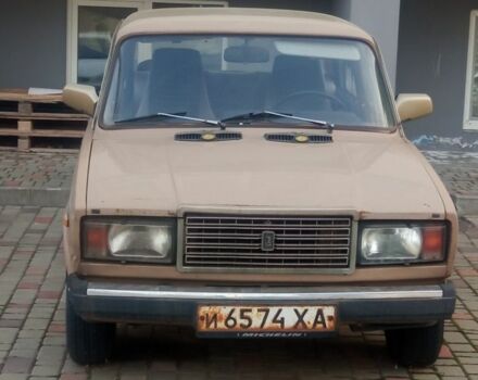 Бежевый ВАЗ 2107, объемом двигателя 1.3 л и пробегом 89 тыс. км за 664 $, фото 1 на Automoto.ua