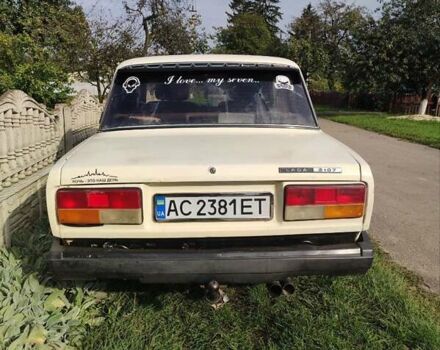 Бежевый ВАЗ 2107, объемом двигателя 1.7 л и пробегом 235 тыс. км за 750 $, фото 2 на Automoto.ua