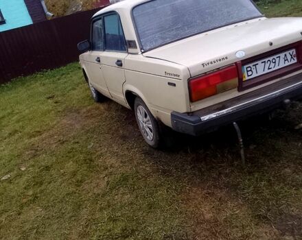 ВАЗ 2107 1995 в Гребенке на Automoto.ua Бежевый ВАЗ 2107, объемом двигателя 1.6 л и пробегом 165 тыс. км за 450 $, фото 6 на Automoto.ua