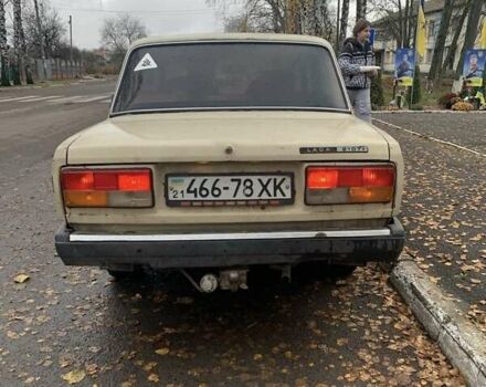 Бежевый ВАЗ 2107, объемом двигателя 1.5 л и пробегом 150 тыс. км за 594 $, фото 1 на Automoto.ua