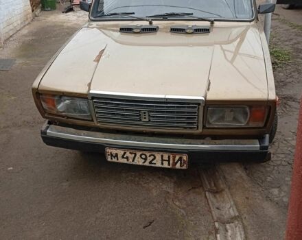 Бежевий ВАЗ 2107, об'ємом двигуна 1.6 л та пробігом 100 тис. км за 593 $, фото 1 на Automoto.ua