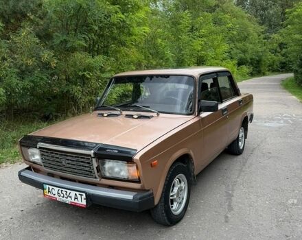 Бежевый ВАЗ 2107, объемом двигателя 1.3 л и пробегом 100 тыс. км за 1100 $, фото 1 на Automoto.ua