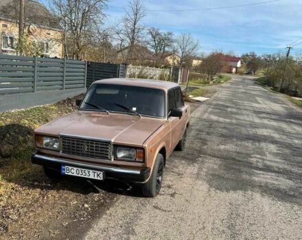 Бежевый ВАЗ 2107, объемом двигателя 1.5 л и пробегом 300 тыс. км за 597 $, фото 1 на Automoto.ua