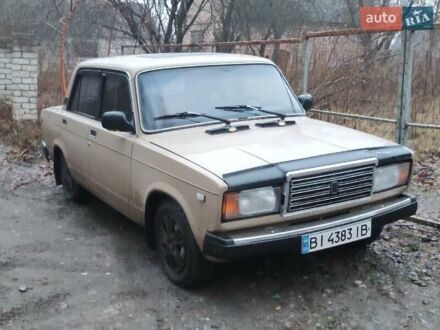 Бежевый ВАЗ 2107, объемом двигателя 1.5 л и пробегом 150 тыс. км за 1500 $, фото 1 на Automoto.ua