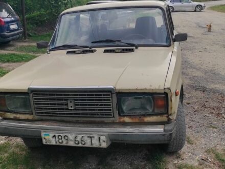 ВАЗ 2107 1989 в Монастыриске на Automoto.ua Бежевый ВАЗ 2107, объемом двигателя 0 л и пробегом 1 тыс. км за 300 $, фото 1 на Automoto.ua
