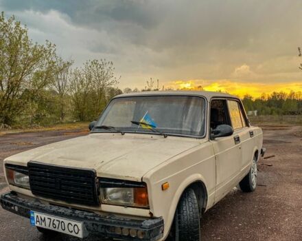 Бежевий ВАЗ 2107, об'ємом двигуна 1.6 л та пробігом 80 тис. км за 532 $, фото 1 на Automoto.ua