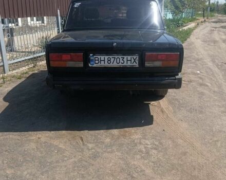 Черный ВАЗ 2107, объемом двигателя 1.5 л и пробегом 15 тыс. км за 450 $, фото 1 на Automoto.ua