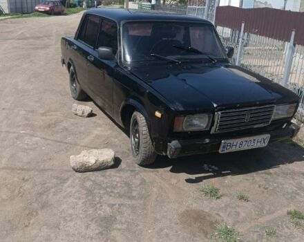Черный ВАЗ 2107, объемом двигателя 1.5 л и пробегом 15 тыс. км за 450 $, фото 6 на Automoto.ua