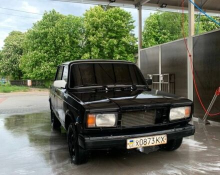 Черный ВАЗ 2107, объемом двигателя 0 л и пробегом 40 тыс. км за 486 $, фото 1 на Automoto.ua