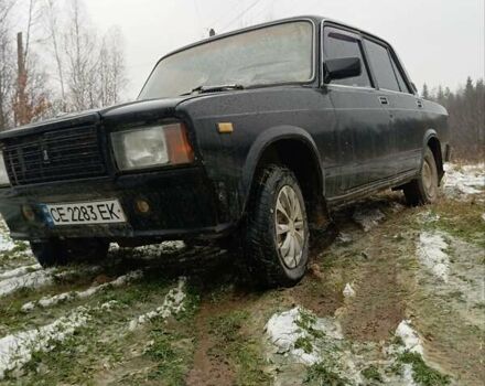 Черный ВАЗ 2107, объемом двигателя 1.5 л и пробегом 276 тыс. км за 700 $, фото 2 на Automoto.ua