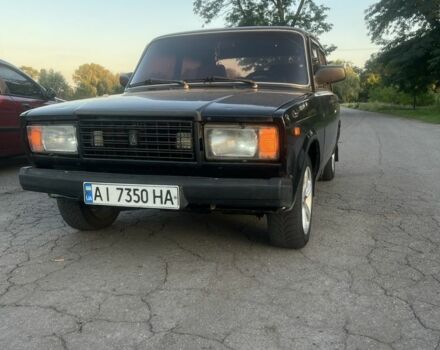 Черный ВАЗ 2107, объемом двигателя 1.5 л и пробегом 80 тыс. км за 799 $, фото 1 на Automoto.ua