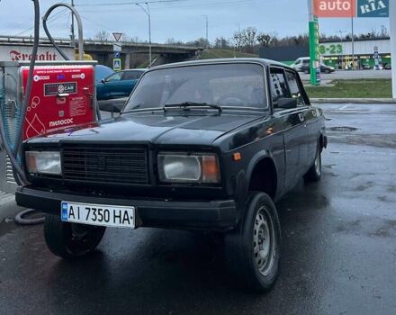 Черный ВАЗ 2107, объемом двигателя 1.5 л и пробегом 130 тыс. км за 1200 $, фото 3 на Automoto.ua