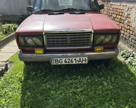 Черный ВАЗ 2107, объемом двигателя 1.5 л и пробегом 84 тыс. км за 597 $, фото 1 на Automoto.ua