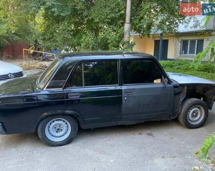Черный ВАЗ 2107, объемом двигателя 1.6 л и пробегом 50 тыс. км за 1500 $, фото 1 на Automoto.ua