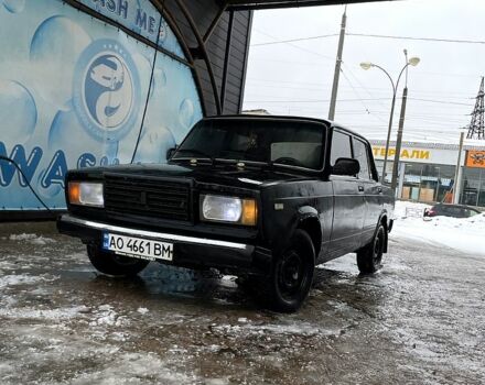 Черный ВАЗ 2107, объемом двигателя 1.6 л и пробегом 162 тыс. км за 1000 $, фото 2 на Automoto.ua