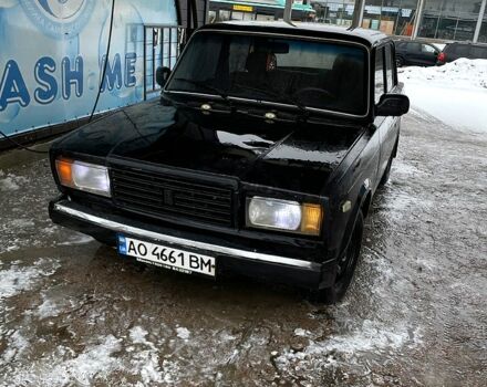 Черный ВАЗ 2107, объемом двигателя 1.6 л и пробегом 162 тыс. км за 1000 $, фото 1 на Automoto.ua