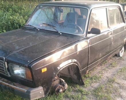 Черный ВАЗ 2107, объемом двигателя 1.5 л и пробегом 1 тыс. км за 416 $, фото 1 на Automoto.ua