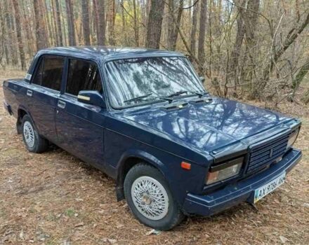 Черный ВАЗ 2107, объемом двигателя 2 л и пробегом 56 тыс. км за 950 $, фото 1 на Automoto.ua