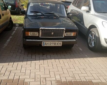 Черный ВАЗ 2107, объемом двигателя 1.5 л и пробегом 200 тыс. км за 1188 $, фото 1 на Automoto.ua