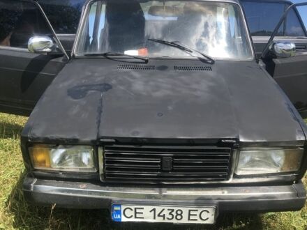 Черный ВАЗ 2107, объемом двигателя 1.5 л и пробегом 180 тыс. км за 403 $, фото 1 на Automoto.ua