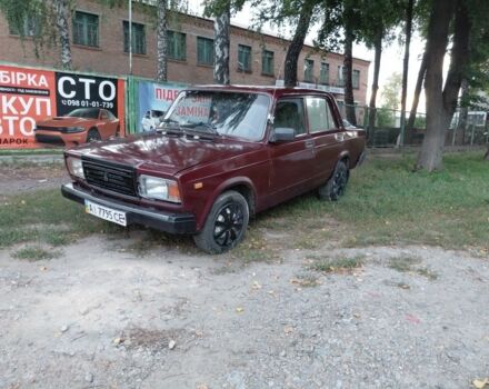 Черный ВАЗ 2107, объемом двигателя 1.5 л и пробегом 666 тыс. км за 424 $, фото 1 на Automoto.ua