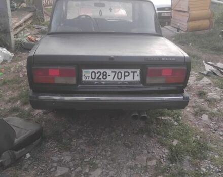 Черный ВАЗ 2107, объемом двигателя 7 л и пробегом 975 тыс. км за 750 $, фото 1 на Automoto.ua