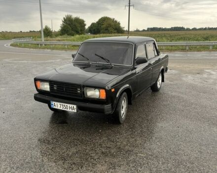 Черный ВАЗ 2107, объемом двигателя 1.5 л и пробегом 80 тыс. км за 799 $, фото 1 на Automoto.ua