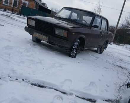 Черный ВАЗ 2107, объемом двигателя 1.5 л и пробегом 1000 тыс. км за 507 $, фото 1 на Automoto.ua