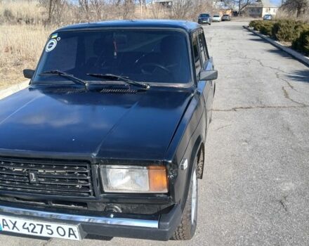 Черный ВАЗ 2107, объемом двигателя 1.5 л и пробегом 100 тыс. км за 913 $, фото 1 на Automoto.ua