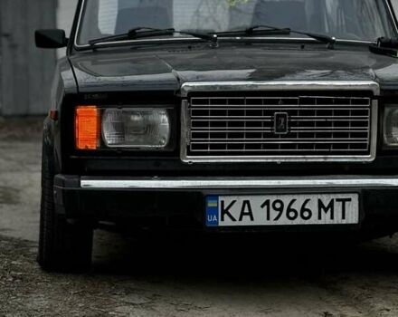 Черный ВАЗ 2107, объемом двигателя 1.5 л и пробегом 187 тыс. км за 1409 $, фото 1 на Automoto.ua