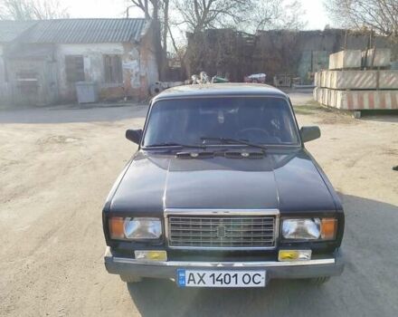 Чорний ВАЗ 2107, об'ємом двигуна 1.5 л та пробігом 200 тис. км за 1600 $, фото 1 на Automoto.ua