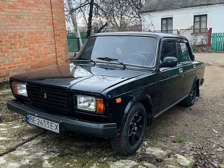 Черный ВАЗ 2107, объемом двигателя 1.5 л и пробегом 0 тыс. км за 1500 $, фото 1 на Automoto.ua