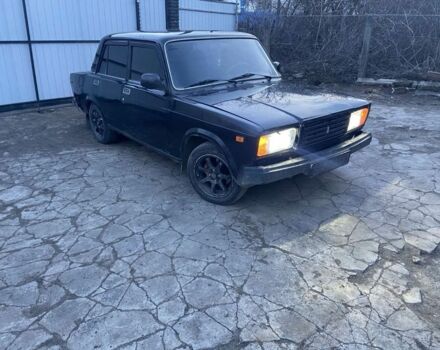 Черный ВАЗ 2107, объемом двигателя 1.5 л и пробегом 170 тыс. км за 1200 $, фото 1 на Automoto.ua