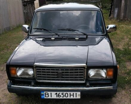 Черный ВАЗ 2107, объемом двигателя 1.5 л и пробегом 3 тыс. км за 1568 $, фото 1 на Automoto.ua