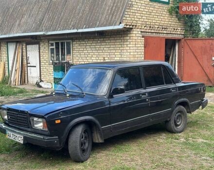 Черный ВАЗ 2107, объемом двигателя 1.6 л и пробегом 200 тыс. км за 620 $, фото 1 на Automoto.ua