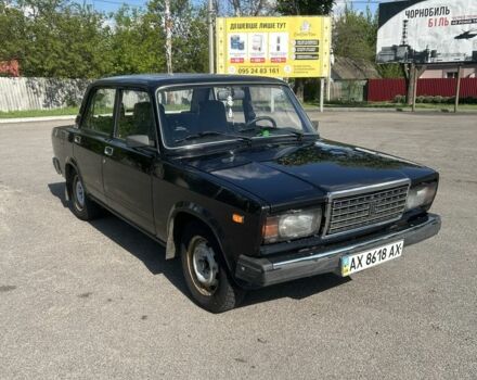 Черный ВАЗ 2107, объемом двигателя 1.5 л и пробегом 43 тыс. км за 2300 $, фото 1 на Automoto.ua
