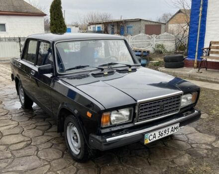 Черный ВАЗ 2107, объемом двигателя 1.5 л и пробегом 147 тыс. км за 1600 $, фото 1 на Automoto.ua
