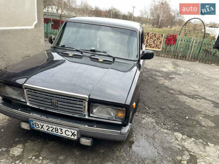 Черный ВАЗ 2107, объемом двигателя 1.45 л и пробегом 6 тыс. км за 1250 $, фото 1 на Automoto.ua