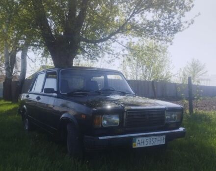 Черный ВАЗ 2107, объемом двигателя 1.5 л и пробегом 11 тыс. км за 849 $, фото 1 на Automoto.ua