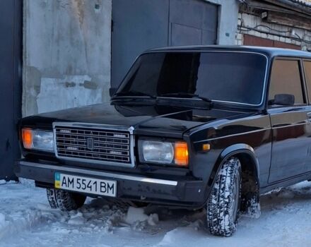 Черный ВАЗ 2107, объемом двигателя 1.5 л и пробегом 37 тыс. км за 2300 $, фото 1 на Automoto.ua