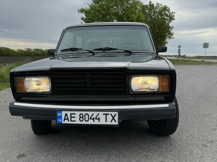 Черный ВАЗ 2107, объемом двигателя 1.5 л и пробегом 160 тыс. км за 1250 $, фото 1 на Automoto.ua