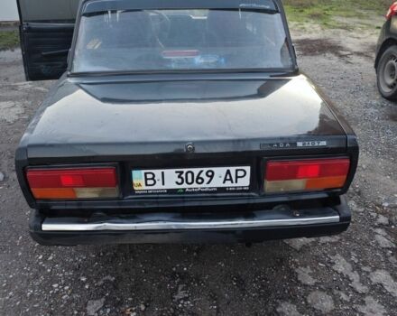 Черный ВАЗ 2107, объемом двигателя 1.5 л и пробегом 93 тыс. км за 800 $, фото 1 на Automoto.ua