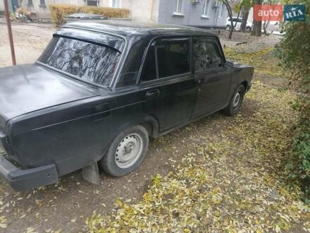 Черный ВАЗ 2107, объемом двигателя 1.5 л и пробегом 80 тыс. км за 1600 $, фото 1 на Automoto.ua