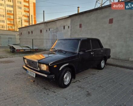 Черный ВАЗ 2107, объемом двигателя 1.7 л и пробегом 86 тыс. км за 999 $, фото 1 на Automoto.ua