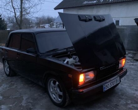 Черный ВАЗ 2107, объемом двигателя 1.5 л и пробегом 28 тыс. км за 1600 $, фото 1 на Automoto.ua