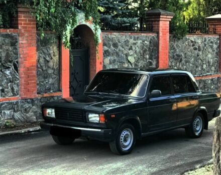 Черный ВАЗ 2107, объемом двигателя 1.5 л и пробегом 120 тыс. км за 1650 $, фото 1 на Automoto.ua