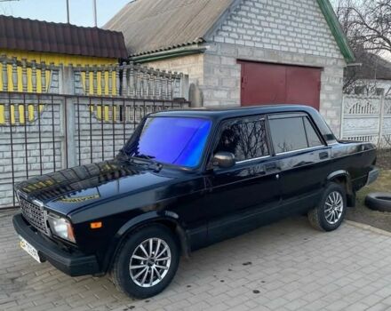 Черный ВАЗ 2107, объемом двигателя 1.6 л и пробегом 46 тыс. км за 1500 $, фото 1 на Automoto.ua