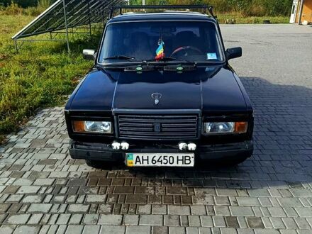 Чорний ВАЗ 2107, об'ємом двигуна 1.6 л та пробігом 196 тис. км за 1100 $, фото 1 на Automoto.ua
