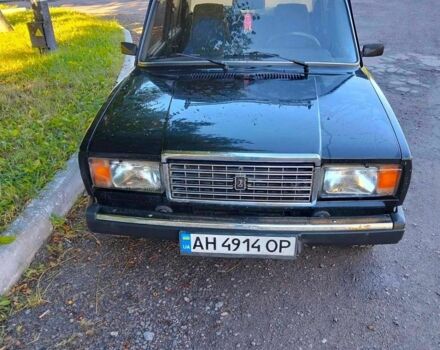 Черный ВАЗ 2107, объемом двигателя 1.6 л и пробегом 88 тыс. км за 2300 $, фото 1 на Automoto.ua