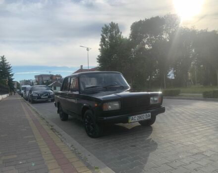 Черный ВАЗ 2107, объемом двигателя 1.6 л и пробегом 55 тыс. км за 1100 $, фото 1 на Automoto.ua